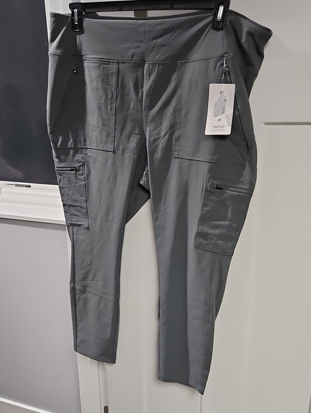 Athleta Women's Skinny Cargo Ankle Pants - Gray